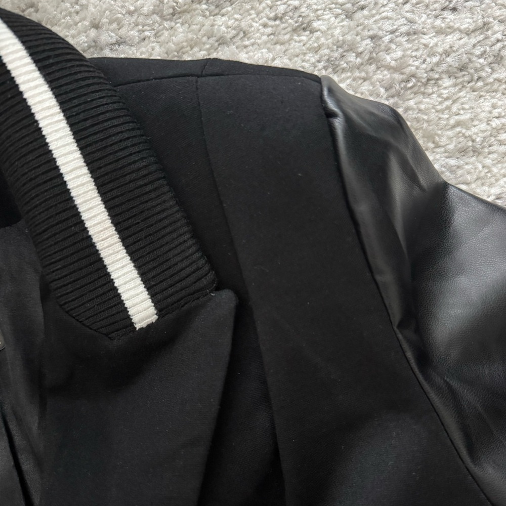 Laundry by Shelli Segal Black faux leather Jacket - Picture 5 of 12